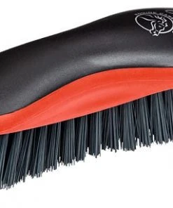 Shop-halona Oster Reinigungsbürste F. Pferde Rot/schwarz Reitsport