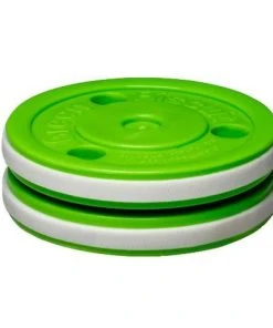 Shop-halona Green Biscuit PRO Trainingspuck F. Eishockey, Hockey Puck Asphalt