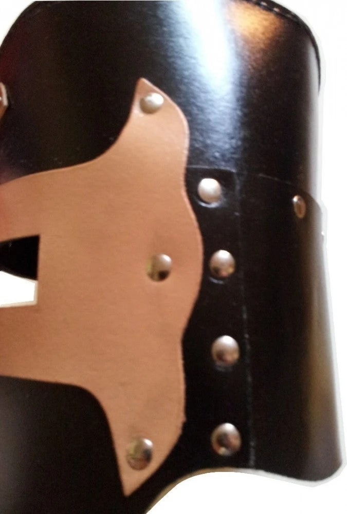 Shop-halona Rollenspiele Ritterhelm Aus Leder, Ritterrüstung; Helm Larp, Templer-Helm 3 Shop-halona Rollenspiele Ritterhelm Aus Leder, Ritterrüstung; Helm Larp, Templer-Helm