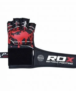 Shop-halona Outdoor - Fitness RDX Gym Grappling Blood Double Strap Handschuh Fitness