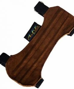 Shop-halona Armschutz F. Bogensport, Bogenschiessen, Halona, Velourleder Lederarmschutz