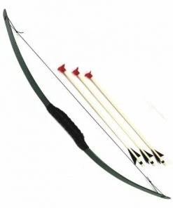 Shop-halona Fun Und Spiel Pfeil Und Bogen Farbig Mit 3 Pfeilen Aus Escheholz 80 Cm