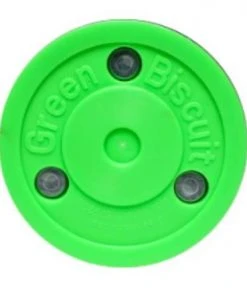 Shop-halona Green Biscuit Trainingspuck F. Eishockey, Hockey Puck Asphalt