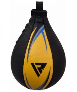 Shop-halona Speed Ball Leather RDX S3 Punching Ball Blau/gelb