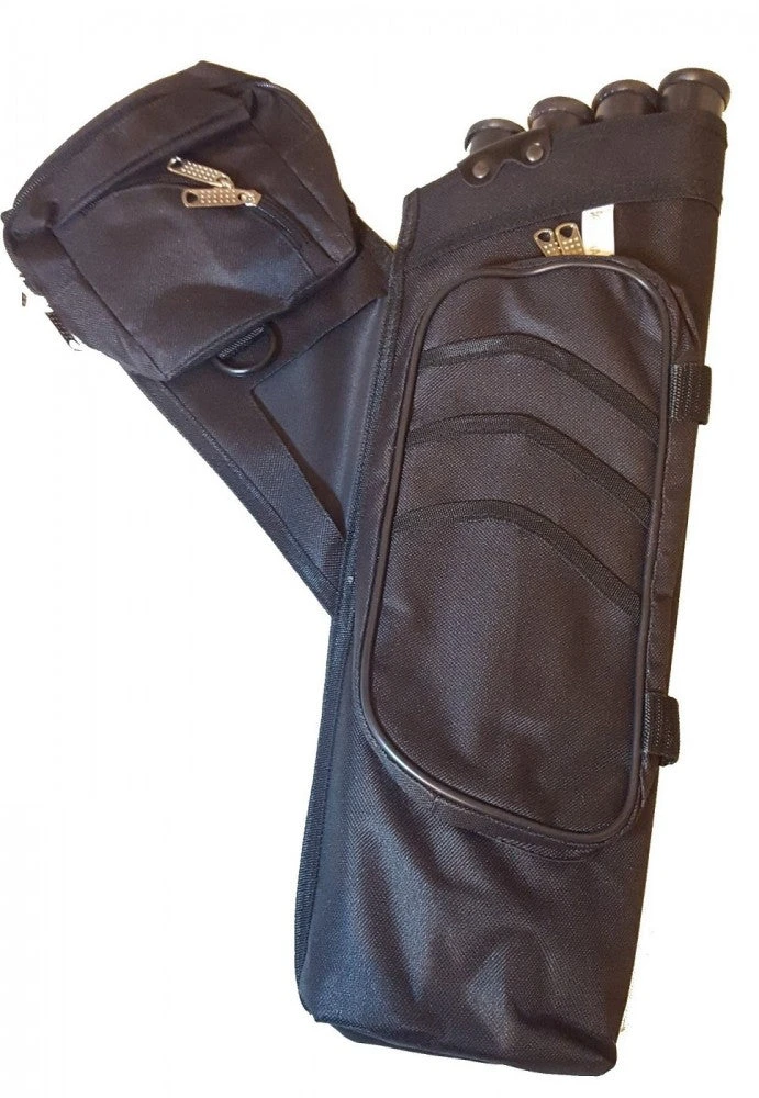 Shop-halona Seitenköcher 4 Tube Mit Gürtel, Köcher Black.bulls F. Bogensport, Schwarz 3 Shop-halona Seitenköcher 4 Tube Mit Gürtel, Köcher Black.bulls F. Bogensport, Schwarz
