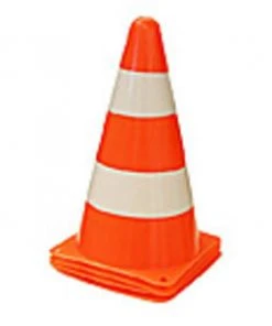 Shop-halona Spiele Eduplay 4er SET Markierungskegel, Strassenkegel, Kegel Für Kinder Orange/weiss