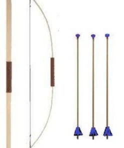 Shop-halona Pfeil Und Bogen Handarbeit Made In Germany F. Kinder Mit 3 Pfeilen, Flitzebogen